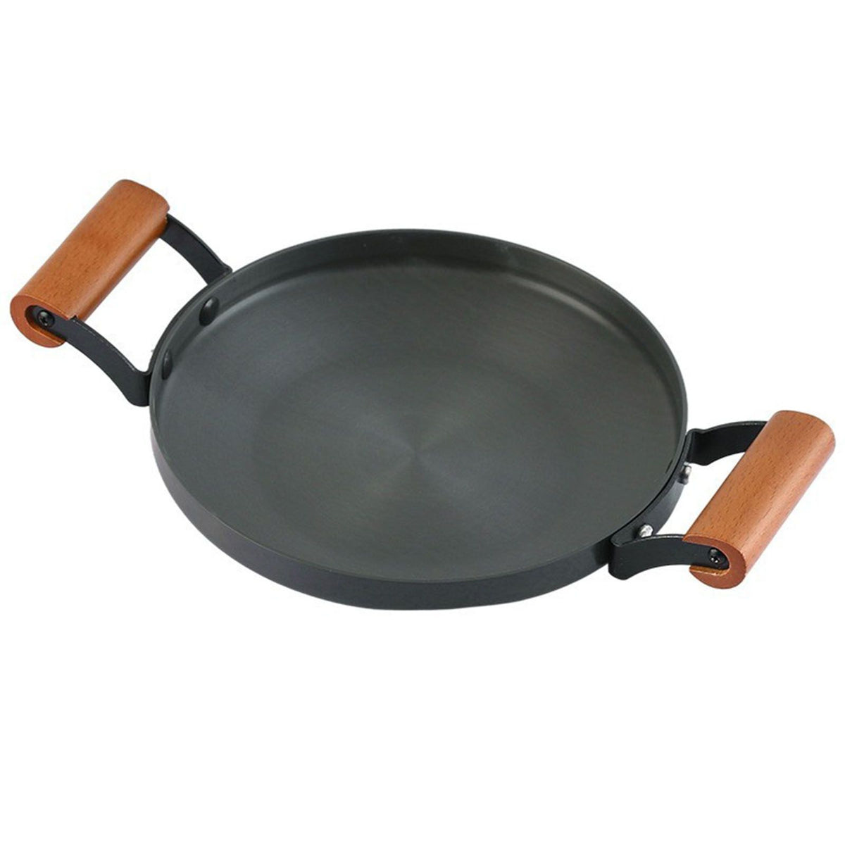 Aluminum Alloy Braiser Multifunction Induction Cooking Fry Pan with Dual Handles Cookwares for Commercial Home Kitchen 26cm / 10.2in