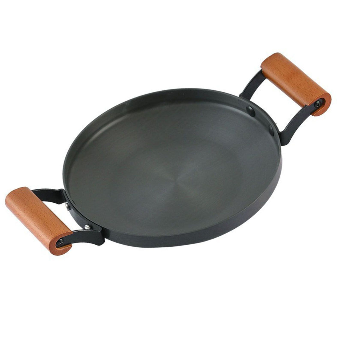 Aluminum Alloy Braiser Multifunction Induction Cooking Fry Pan with Dual Handles Cookwares for Commercial Home Kitchen 26cm / 10.2in