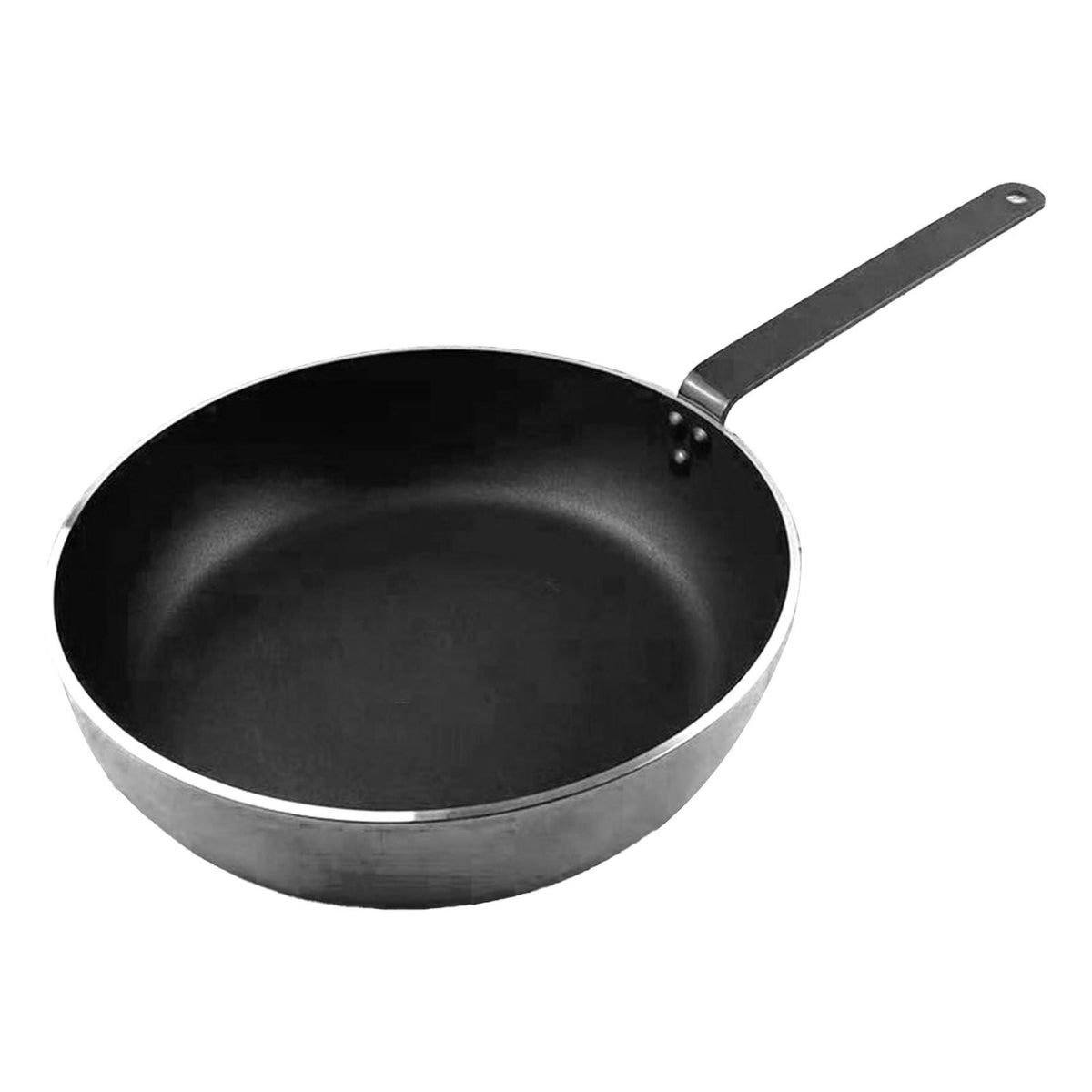 Aluminium Alloy Frying Pan Skillet Multifunction Even and Fast Heating Non Stick Deep Frying Pan for Induction Cooktops 28cm/11.0in