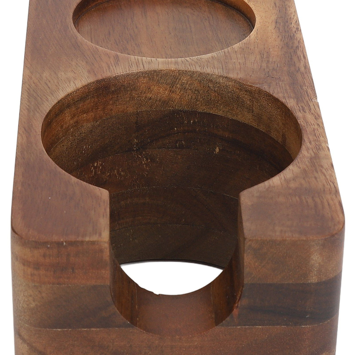 58mm Coffee Tamper Stand Wood Stable Long Durability Protafilter Holder Tamping Station for Home