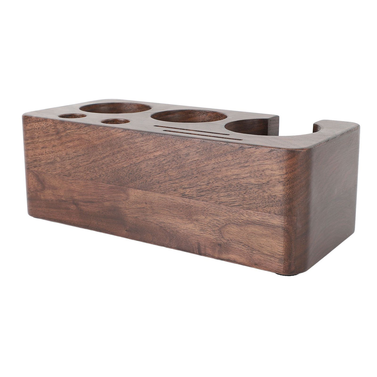 Coffee Tamper Station Wooden Coffee Portafilter Holder Tamping Stand for Home Kitchen Cafe Bar 51mm/2in