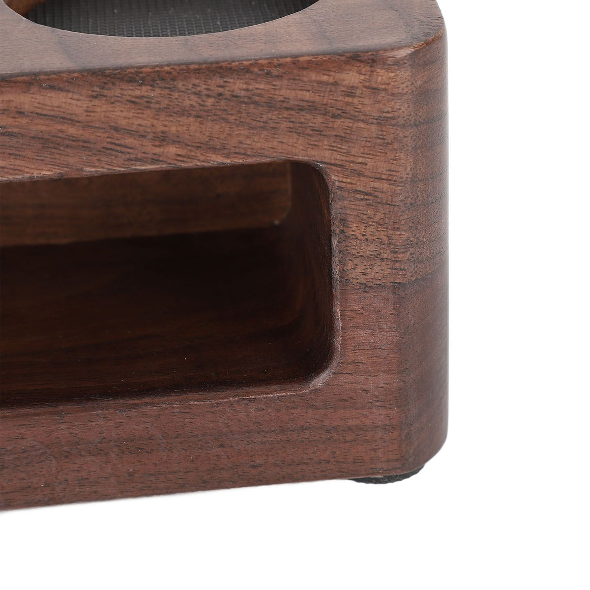 Coffee Tamper Station Wooden Coffee Portafilter Holder Tamping Stand for Home Kitchen Cafe Bar 51mm/2in
