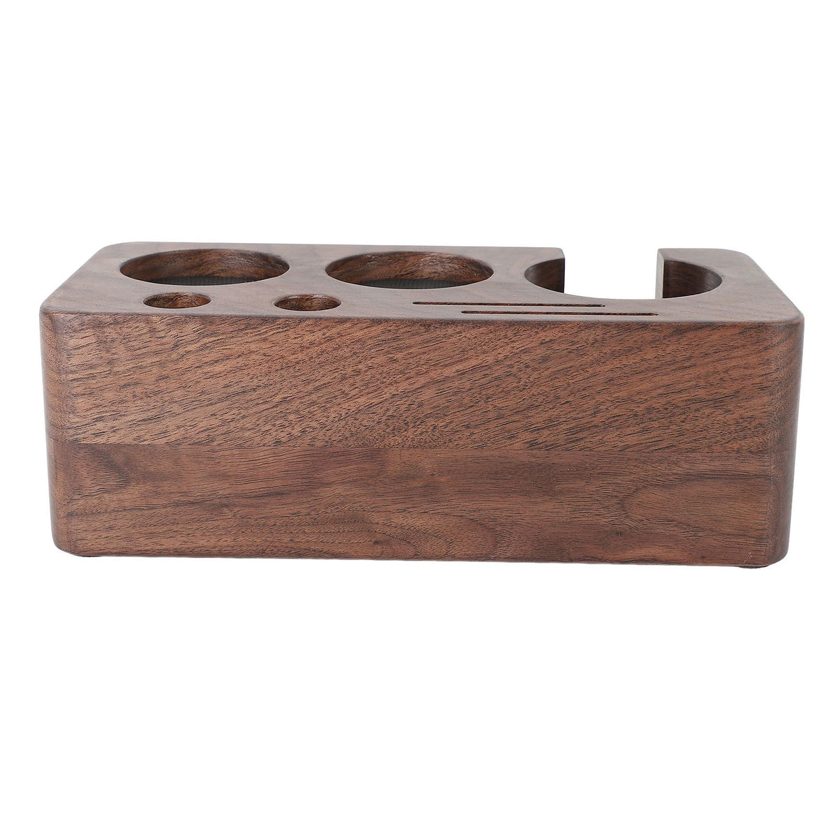 Coffee Tamper Station Wooden Coffee Portafilter Holder Tamping Stand for Home Kitchen Cafe Bar 51mm/2in