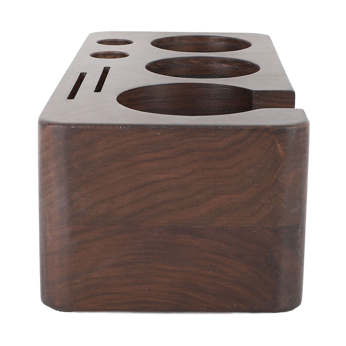 Coffee Tamper Station Wooden Coffee Portafilter Holder Tamping Stand for Home Kitchen Cafe Bar 51mm/2in