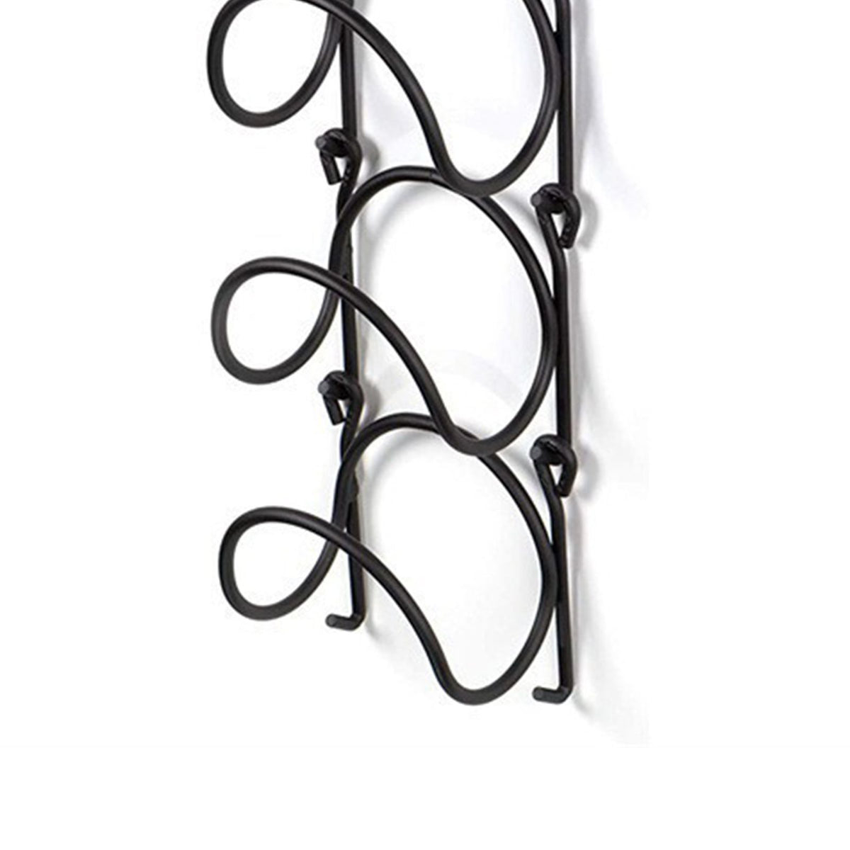Wall Mounted Wine Rack Multipurpose Wrought Iron Towel Holder