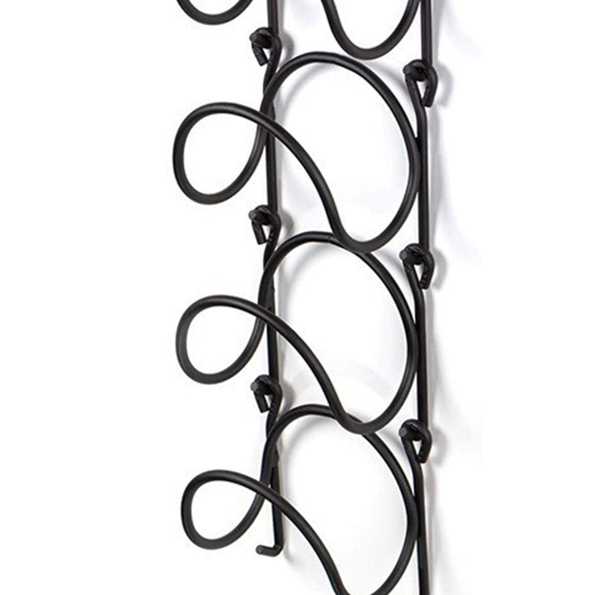 Wall Mounted Wine Rack Multipurpose Wrought Iron Towel Holder