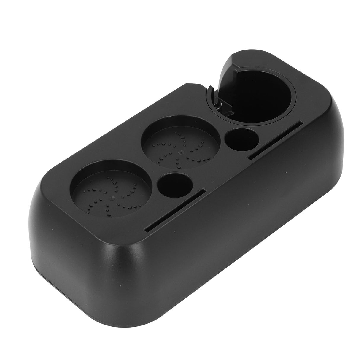 Coffee Tamper Station ABS Multifunctional Coffee Tamper Base Holder Stand for Home Matte Black