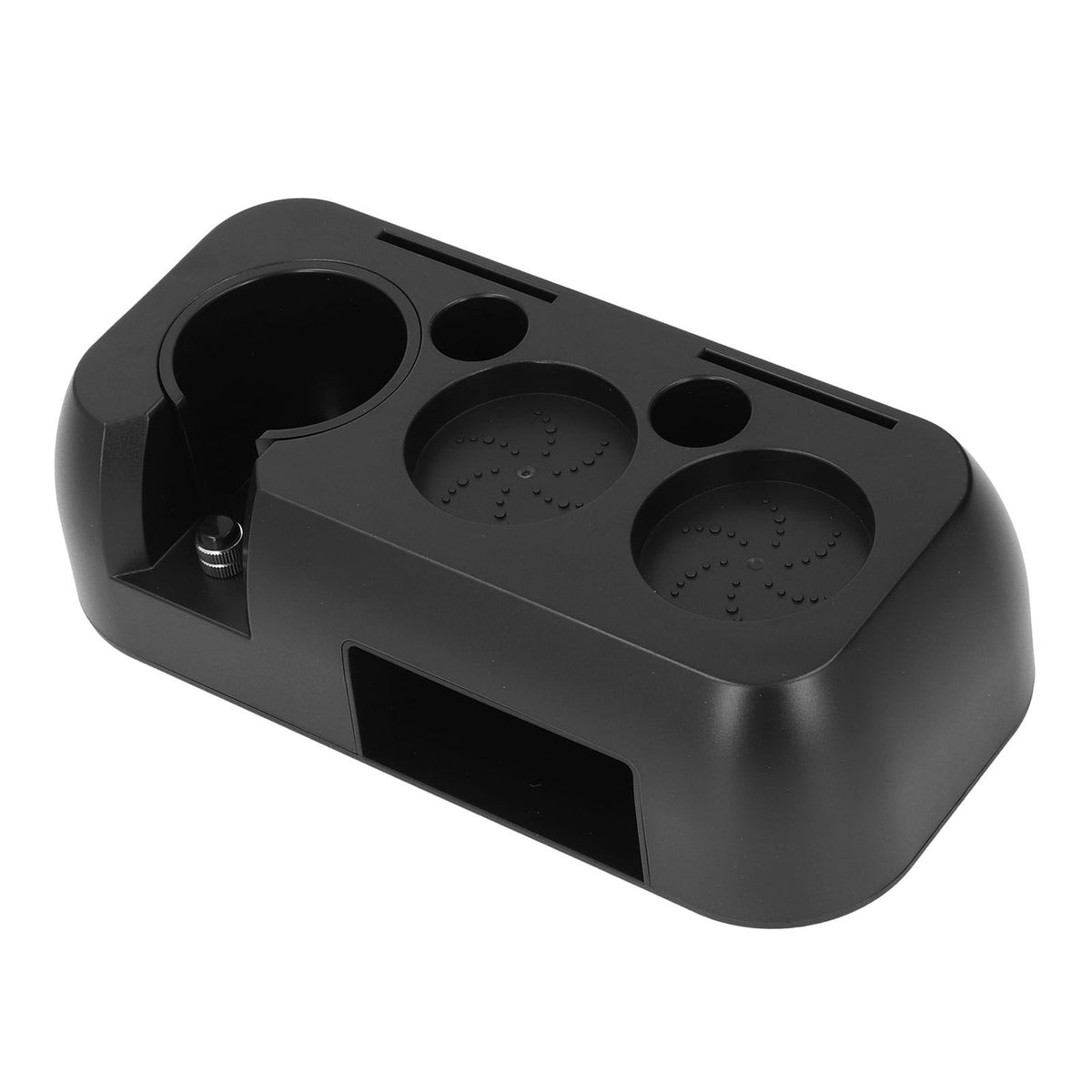 Coffee Tamper Station ABS Multifunctional Coffee Tamper Base Holder Stand for Home Matte Black