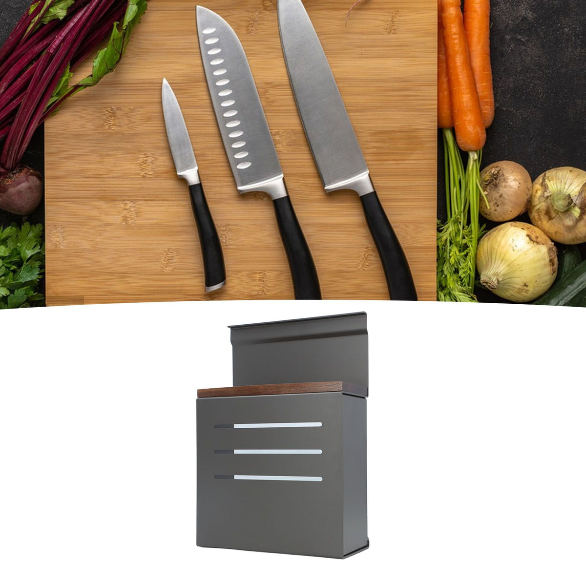 Wall Mount Cutlery Block Rack Aluminium Alloy Multifunctional Kitchen Cutlery Holder Utensil Organizer Silver Gray