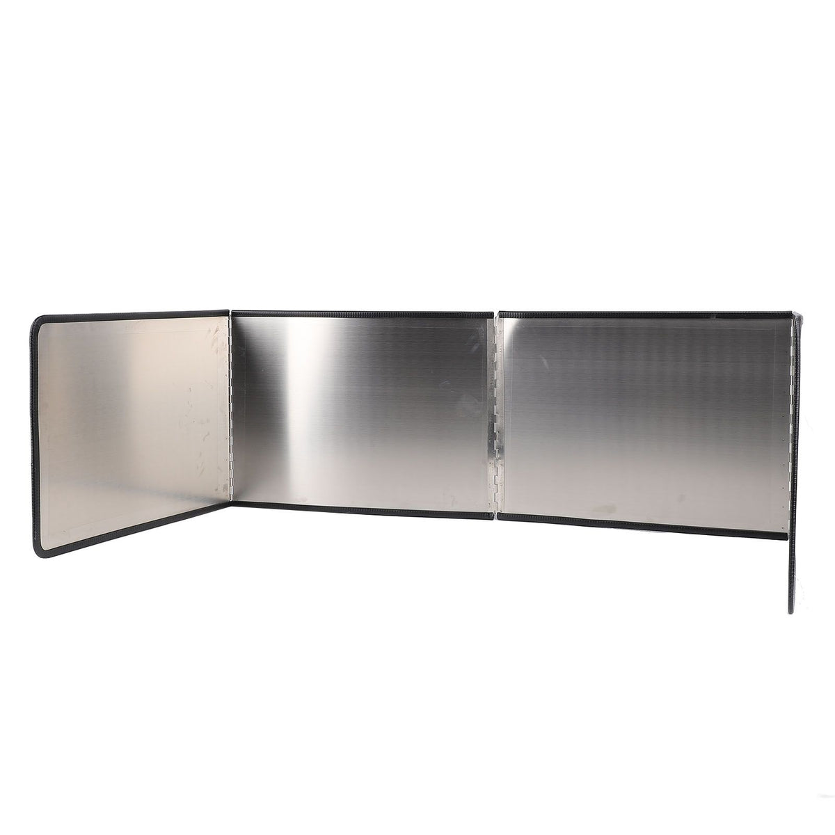 4 Sided Oil Splatter Guard Stainless Steel Heat Insulation Splashing Proof Screen for Kitchen Cooking Frying 30x80x40cm / 11.8x31.5x15.7in
