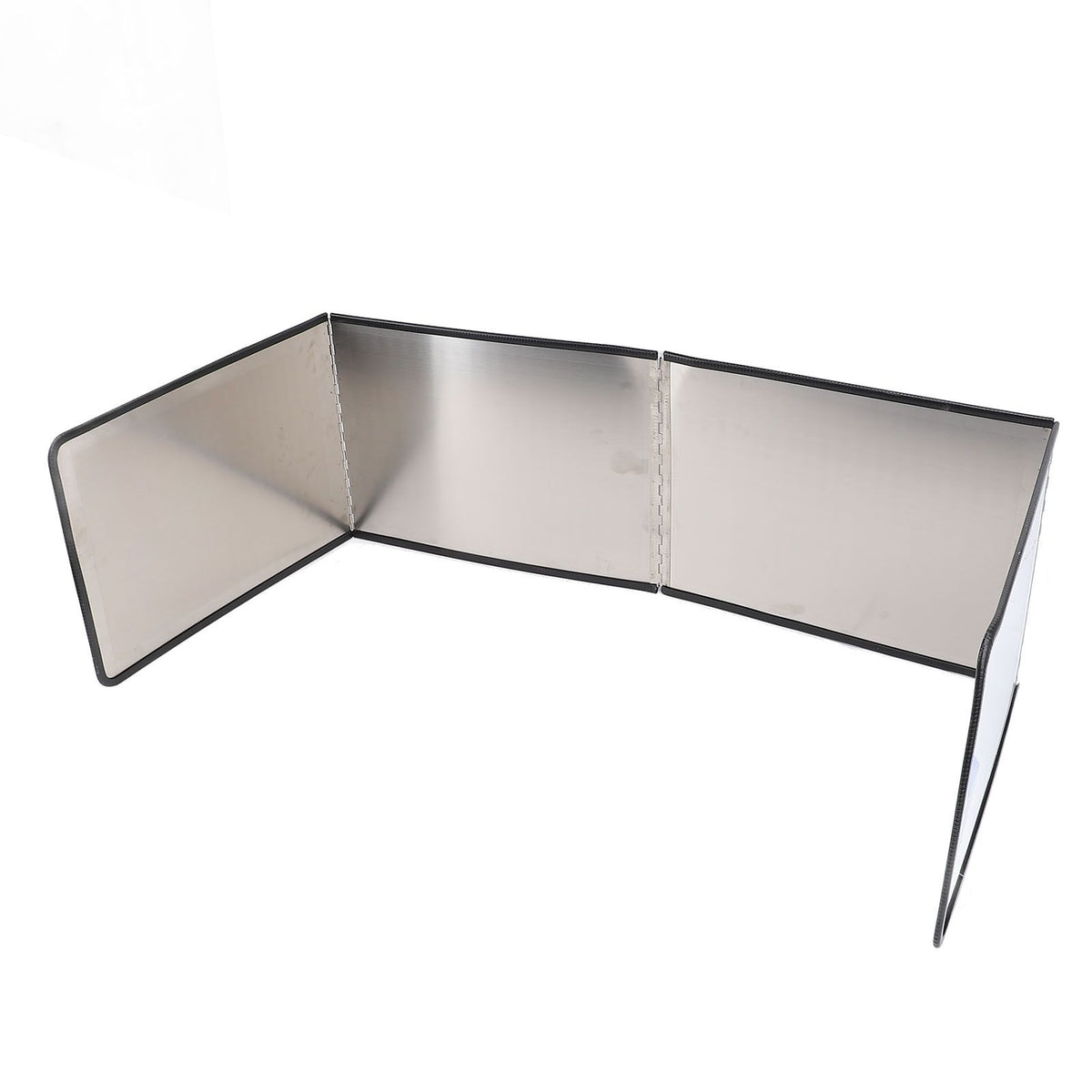 4 Sided Oil Splatter Guard Stainless Steel Heat Insulation Splashing Proof Screen for Kitchen Cooking Frying 30x80x40cm / 11.8x31.5x15.7in