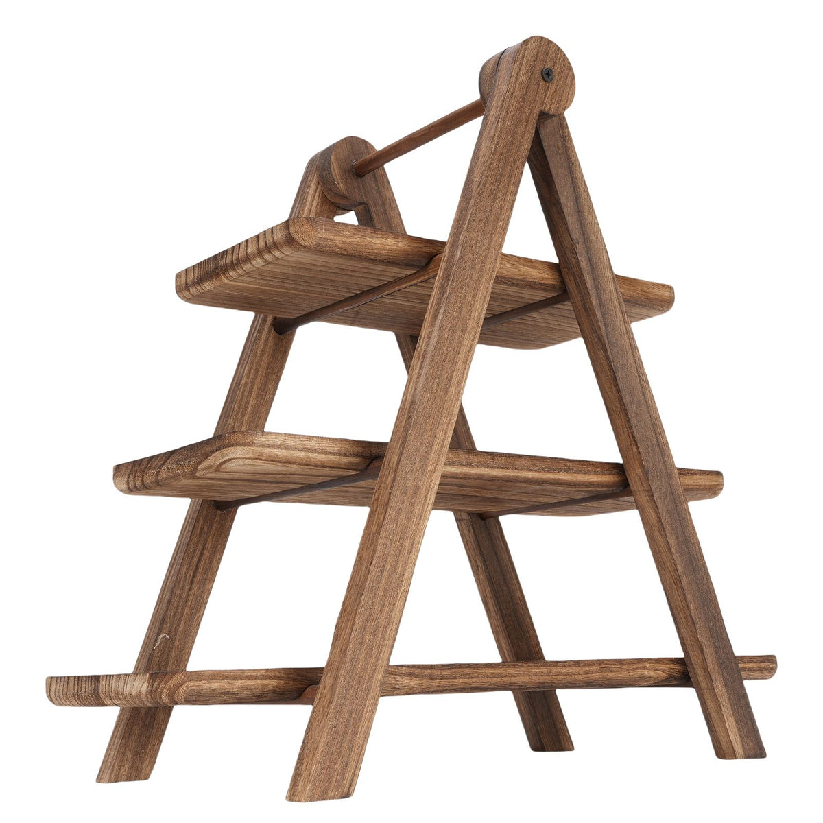 Wood 3 Tier Serving Tray Cupcake Display Rectangle Platter Wooden Farmhouse Tiered Tray