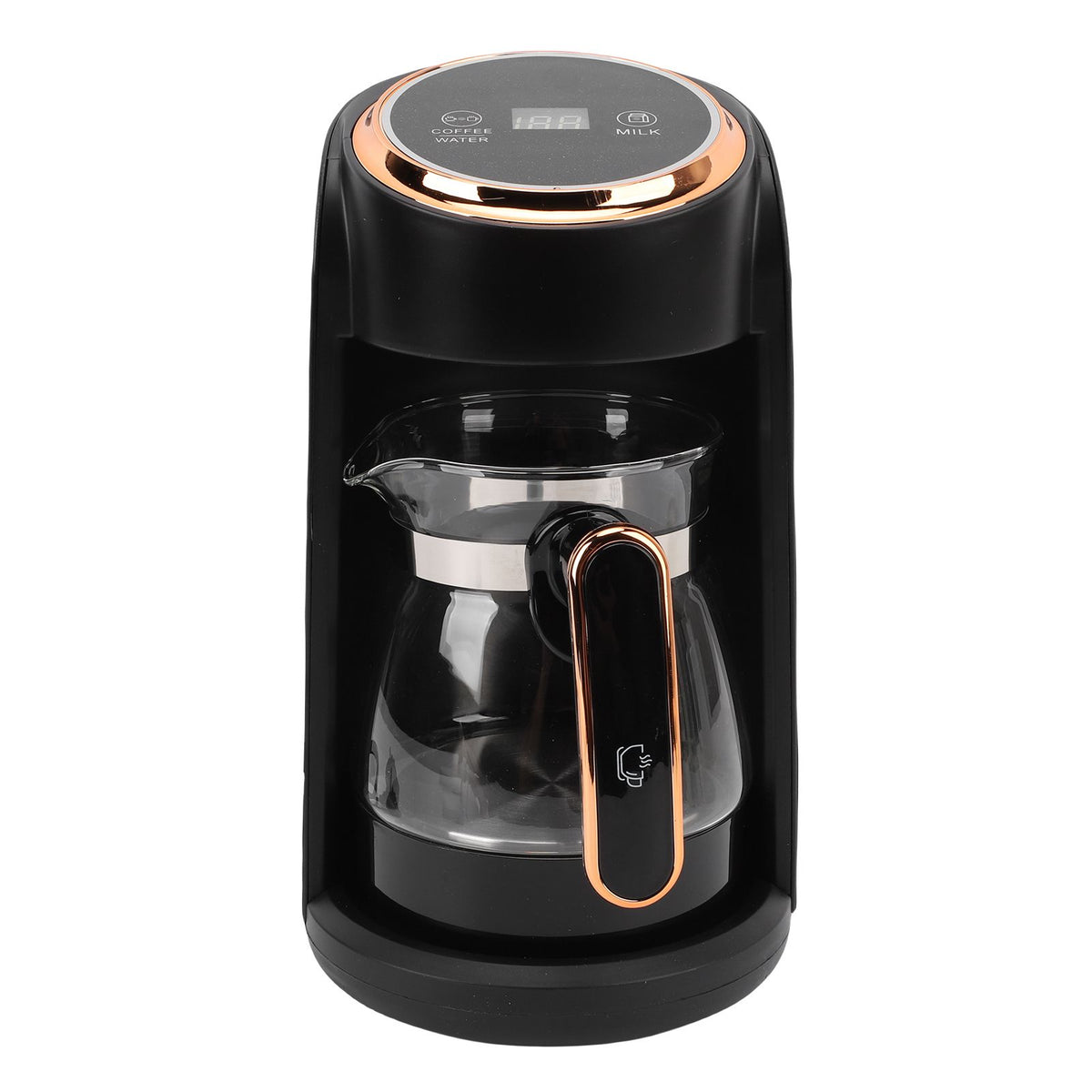 600W Turkish Coffee Maker 300ml Capacity Automatic Coffee Machine Auto Shutoff for Home Office Travel