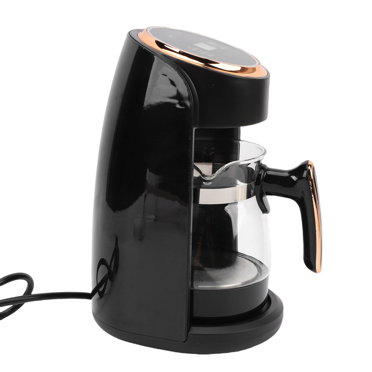 600W Turkish Coffee Maker 300ml Capacity Automatic Coffee Machine Auto Shutoff for Home Office Travel