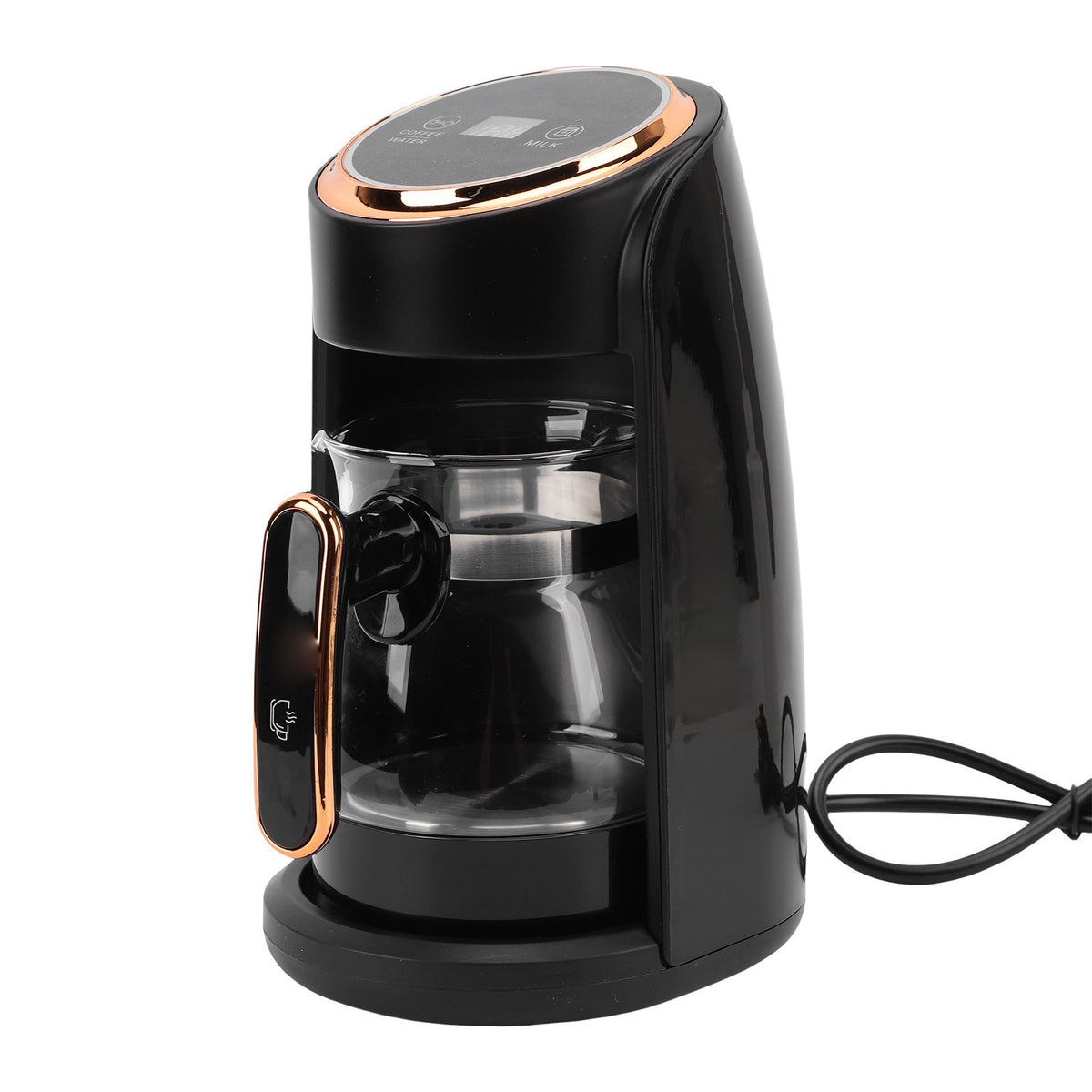 600W Turkish Coffee Maker 300ml Capacity Automatic Coffee Machine Auto Shutoff for Home Office Travel