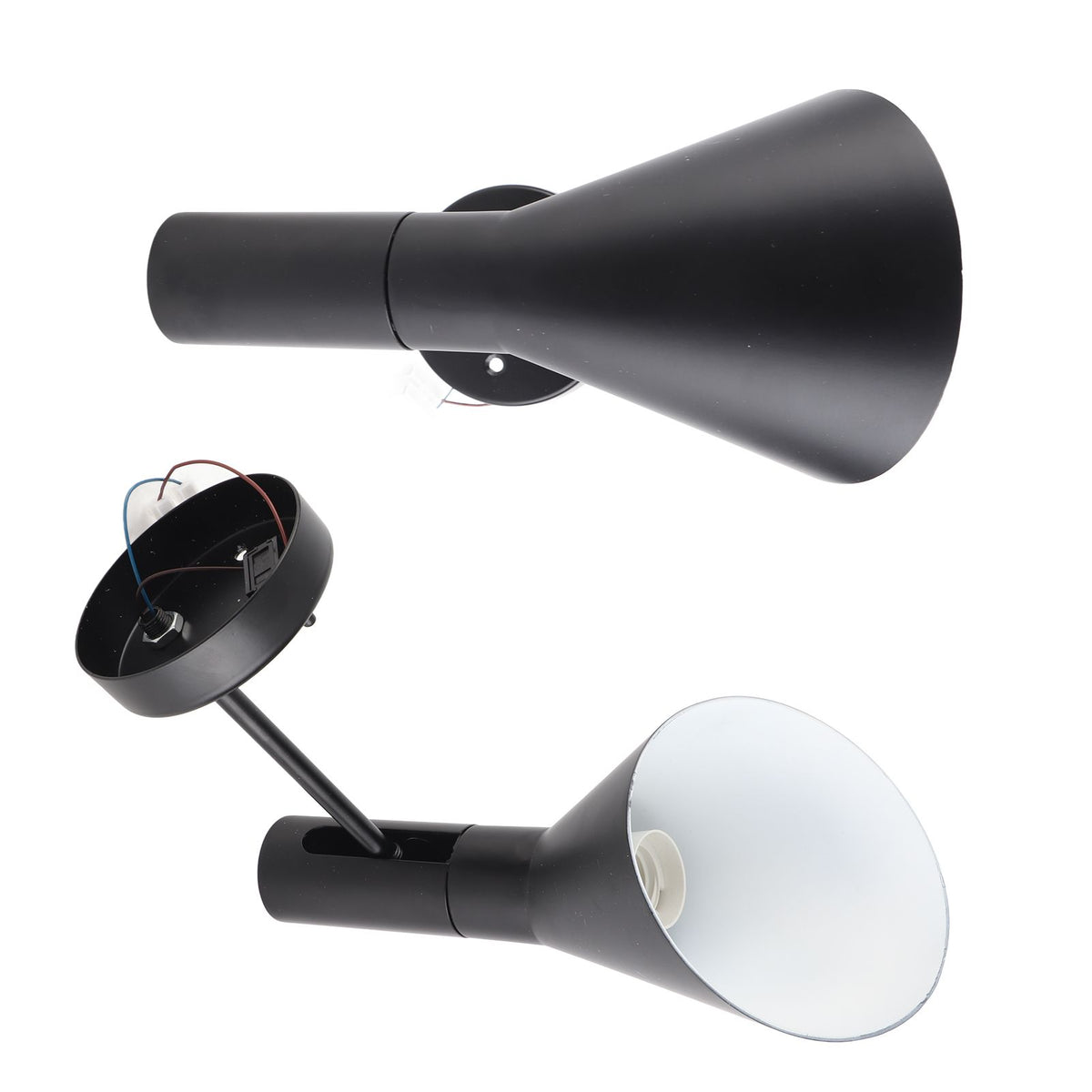 E27 Simply Modern Bedside Lamp Wall Light Adjustable Head for Cafe Hall Bedroom 85V‑265V