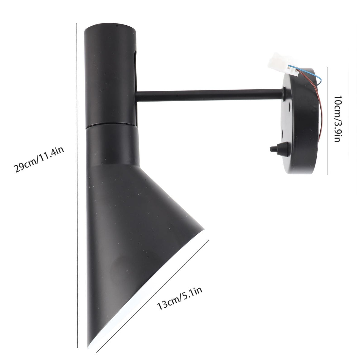 E27 Simply Modern Bedside Lamp Wall Light Adjustable Head for Cafe Hall Bedroom 85V‑265V