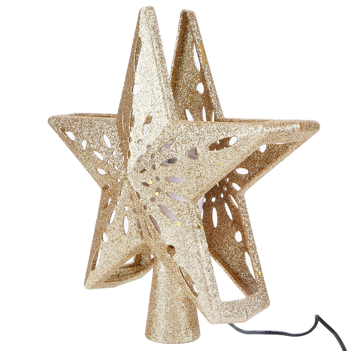 Snowflake Projector Lamp LED Rotating Christmas Tree Toppers Light Home DecorationUS Plug 120V
