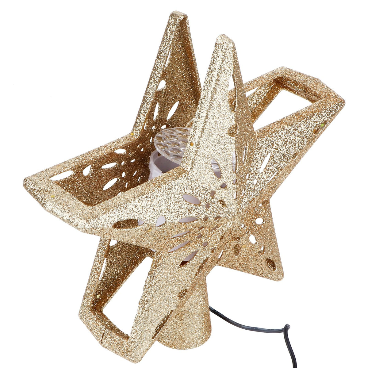 Snowflake Projector Lamp LED Rotating Christmas Tree Toppers Light Home DecorationUS Plug 120V