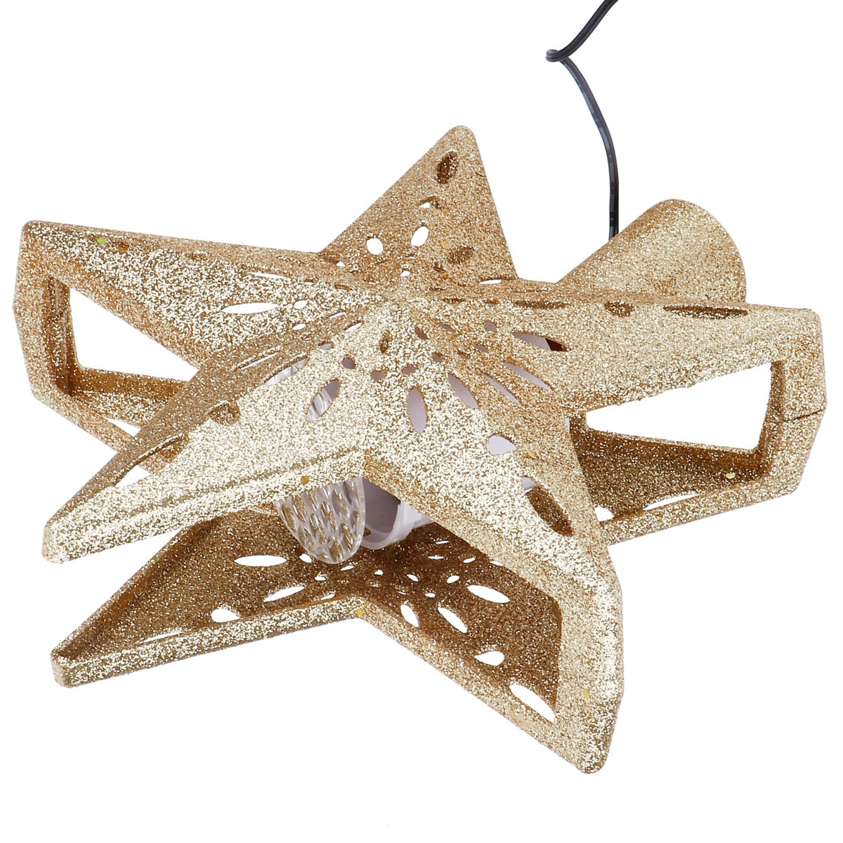 Snowflake Projector Lamp LED Rotating Christmas Tree Toppers Light Home DecorationUS Plug 120V