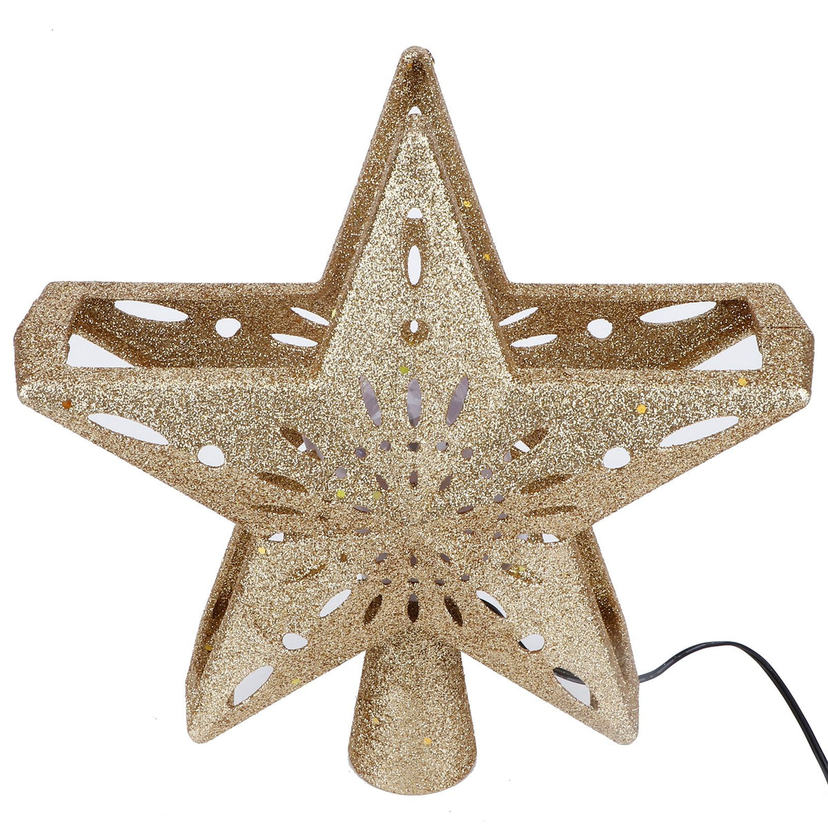 Christmas Tree Topper LED Projector Lights RGB Projection Lamp for Christmas Tree DecorUS Plug 120V
