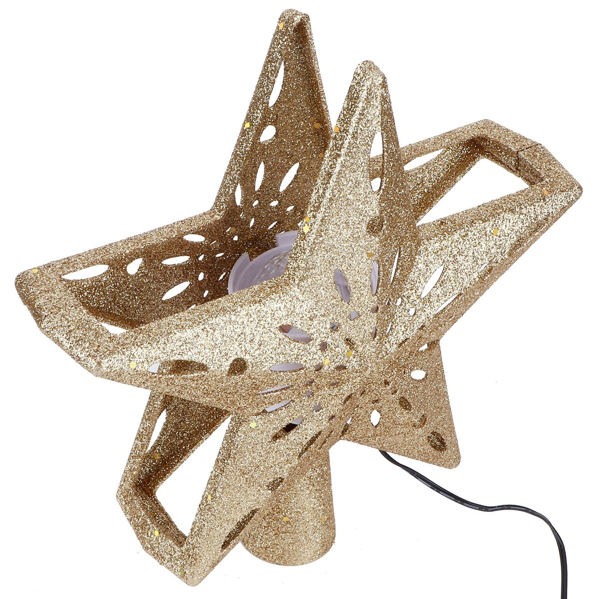 Christmas Tree Topper LED Projector Lights RGB Projection Lamp for Christmas Tree DecorUS Plug 120V