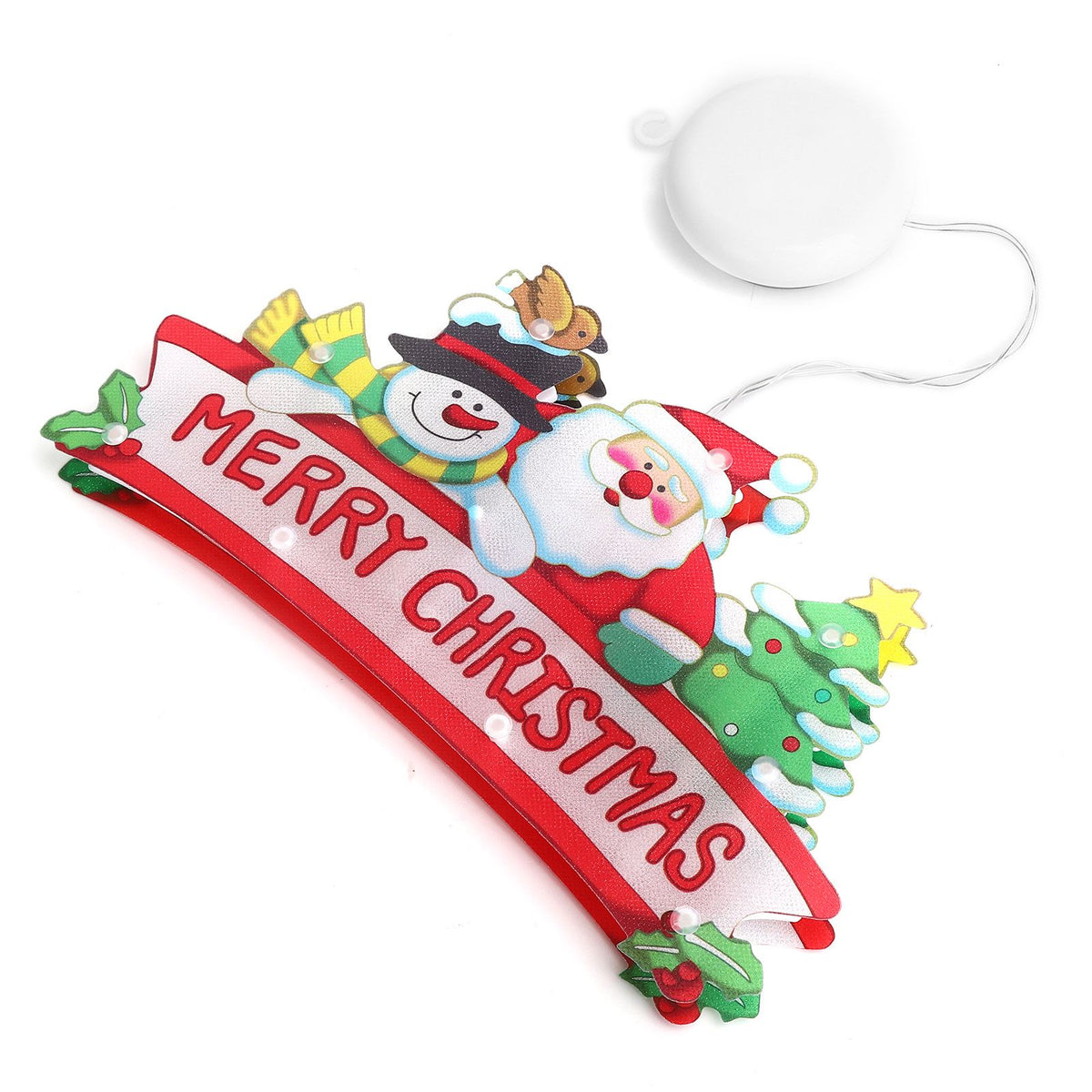 Christmas Decoration Lights LED Suction Cup Window Hanging Lights for Christmas Shop Decoration