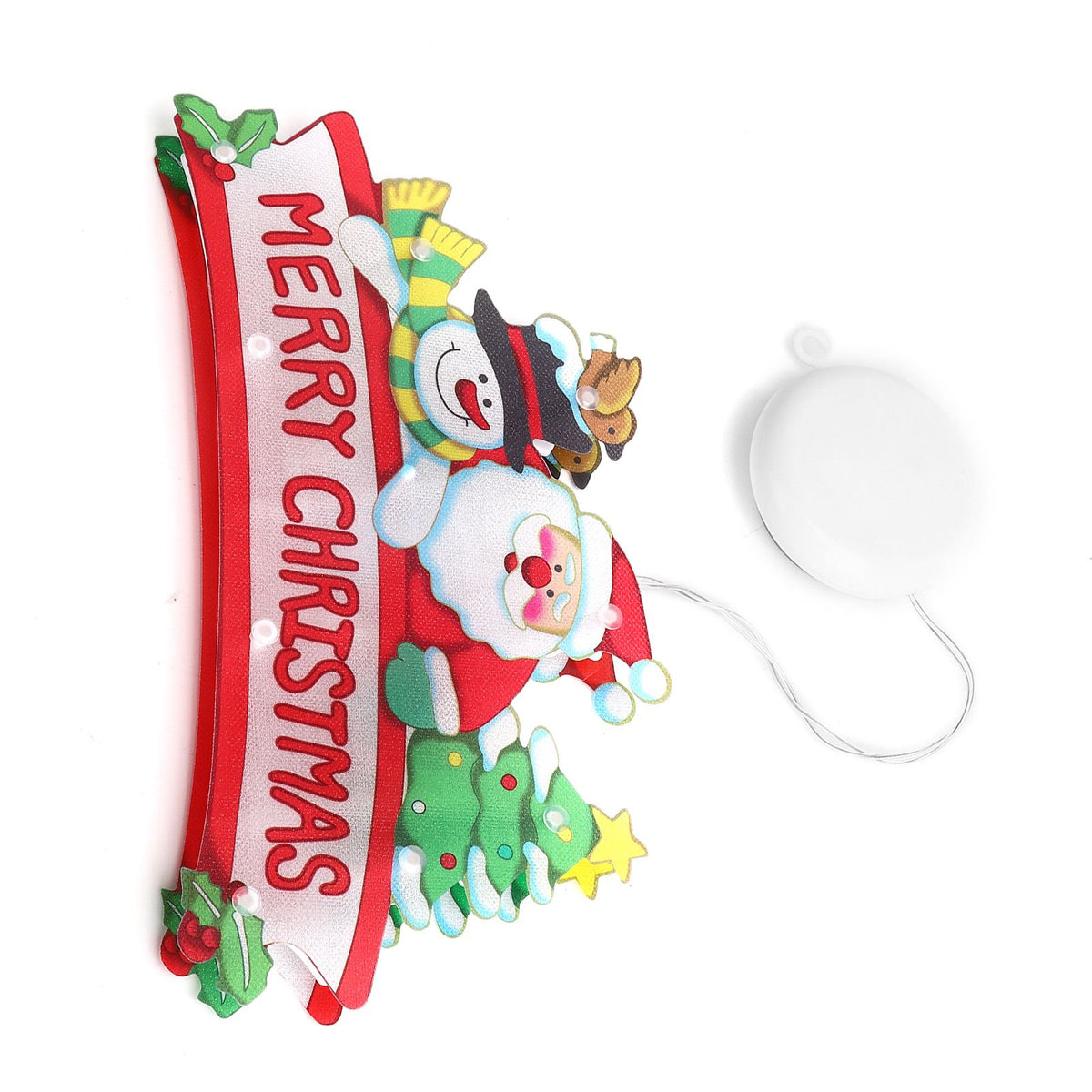 Christmas Decoration Lights LED Suction Cup Window Hanging Lights for Christmas Shop Decoration