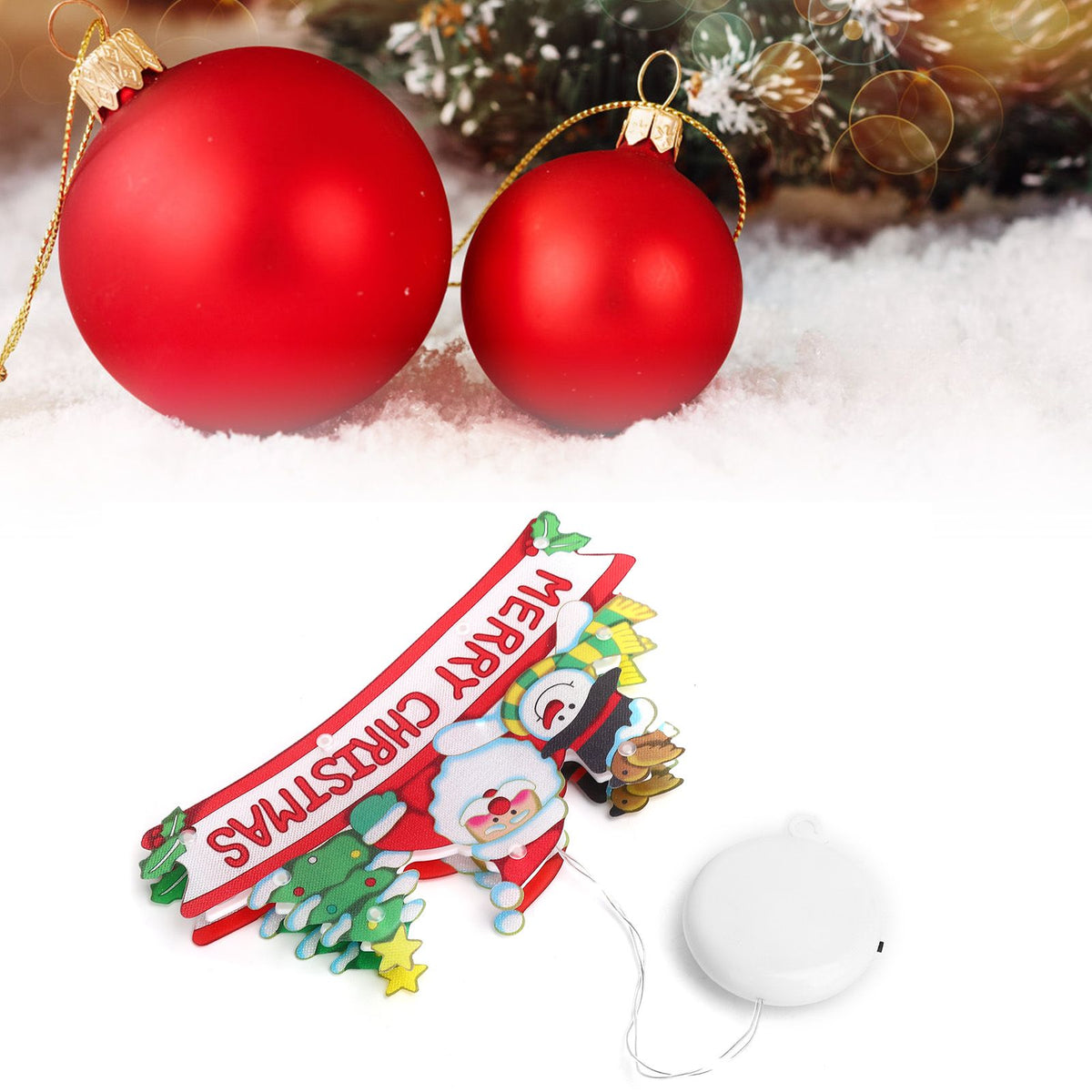 Christmas Decoration Lights LED Suction Cup Window Hanging Lights for Christmas Shop Decoration