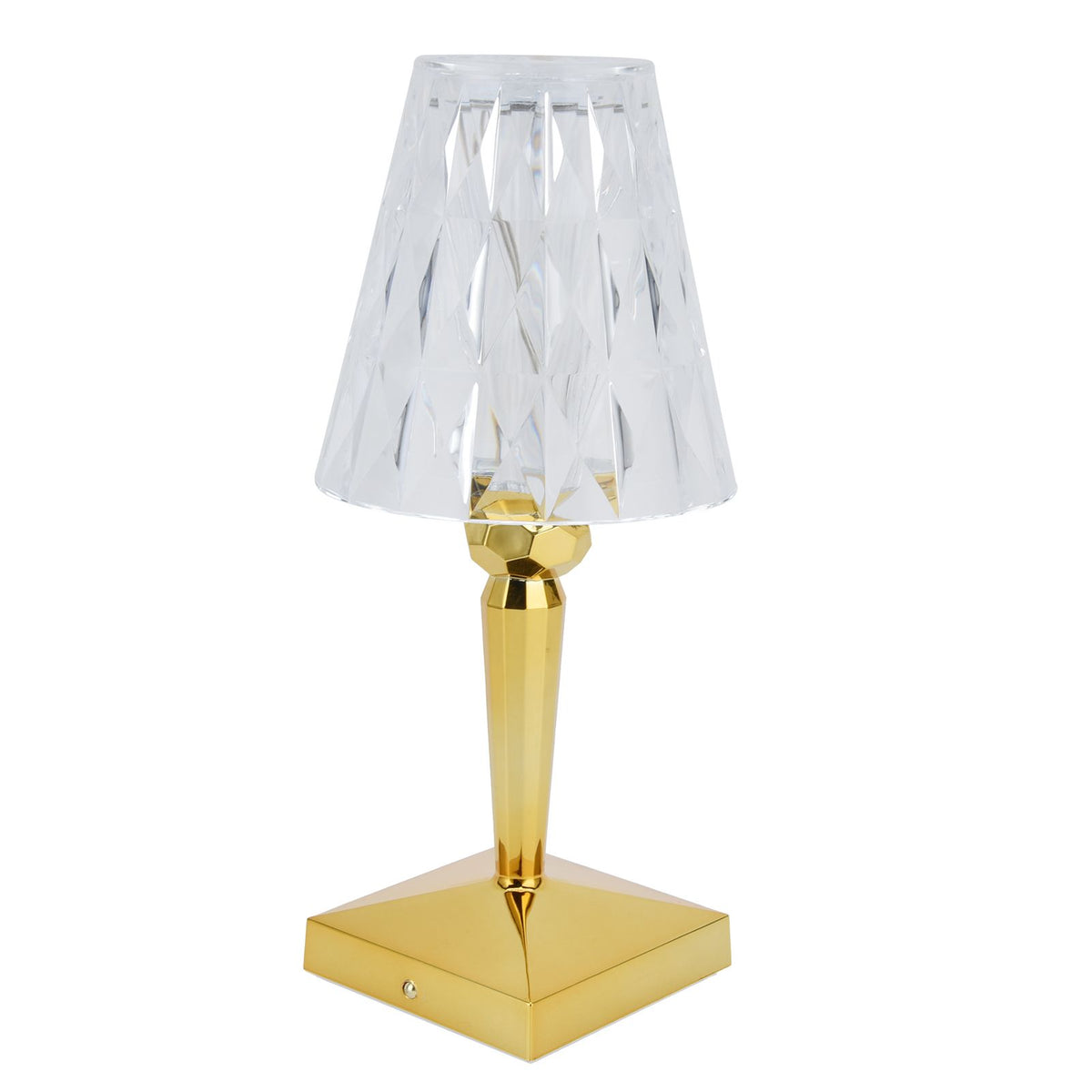 LED Crystal Table Lamp Dimable Desk Lamp USB Charging for Bedroom Decor Warm White Light