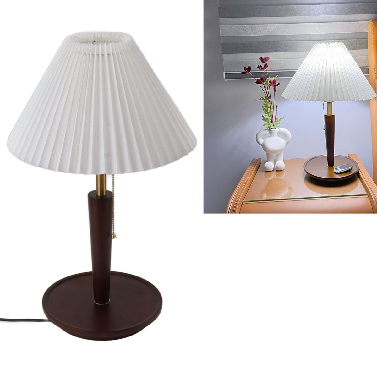 Retro Desk Lamp 3 Colors Dimmable Table Light LED Reading Lamp for Bedroom Office