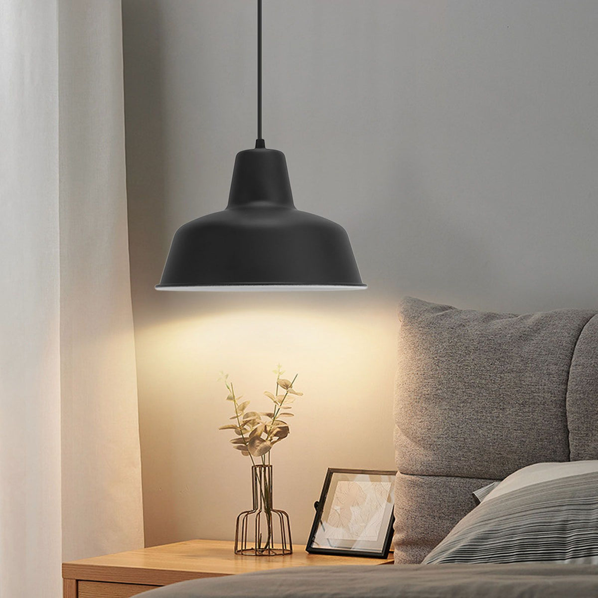 3 Set Modern Pendant Light Farmhouse Pendant Light Mini Adjustable Rope Hanging Lighting Fixture for Sinks Bars Restaurants 110‑240V Large Size