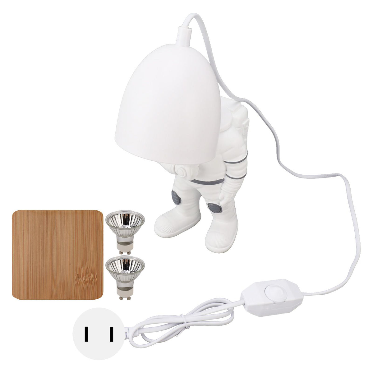Candle Warmer Table Lamp Bedroom Bedside Decoration Astronaut Styles Dimmable Essential Oil Candle Warmer Lamp