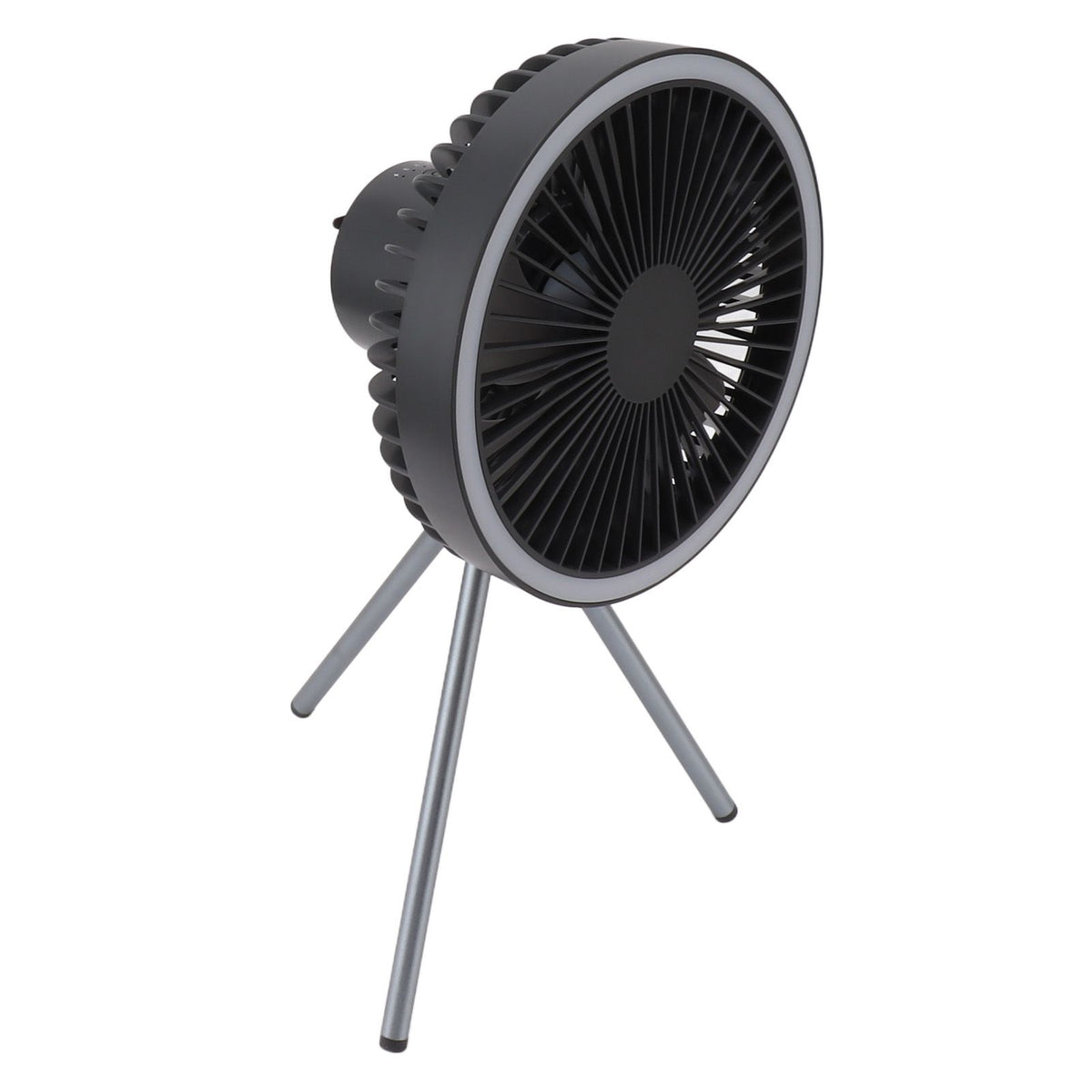Tripod Camping Fan LED 10000mAh Rechargeable Fan Outdoor Portable Fan for Barbecue Fishing Car Trips