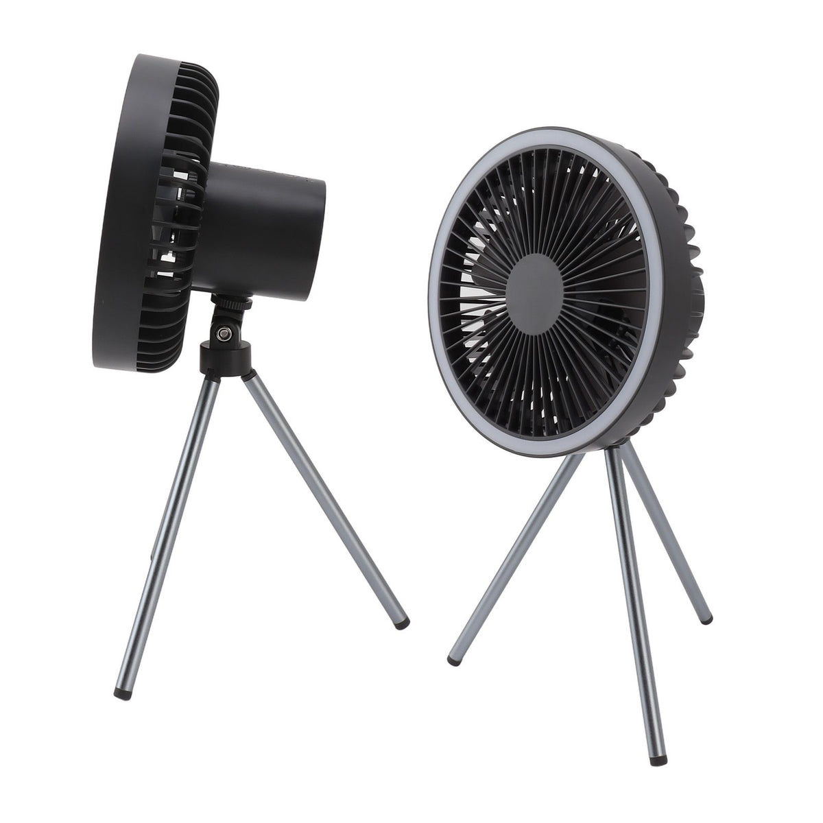 Tripod Camping Fan LED 10000mAh Rechargeable Fan Outdoor Portable Fan for Barbecue Fishing Car Trips