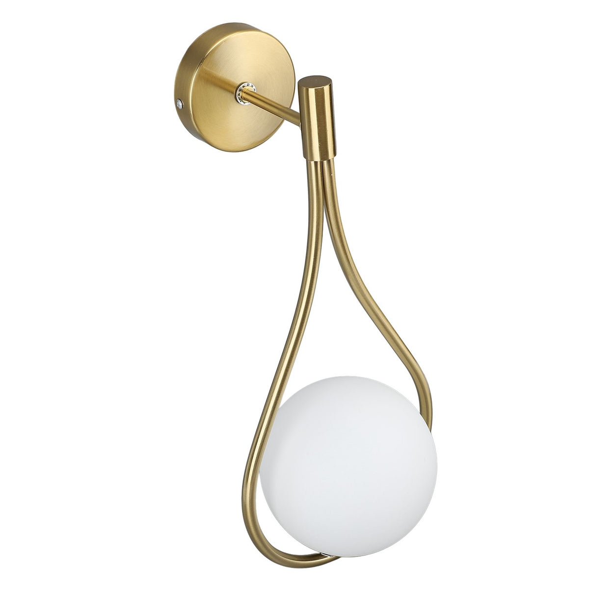 Water Drop Wall Light LED Globe Wall Sconce Golden Indoor Decor Lamp for Living Room Bedroom Aisle Stairs
