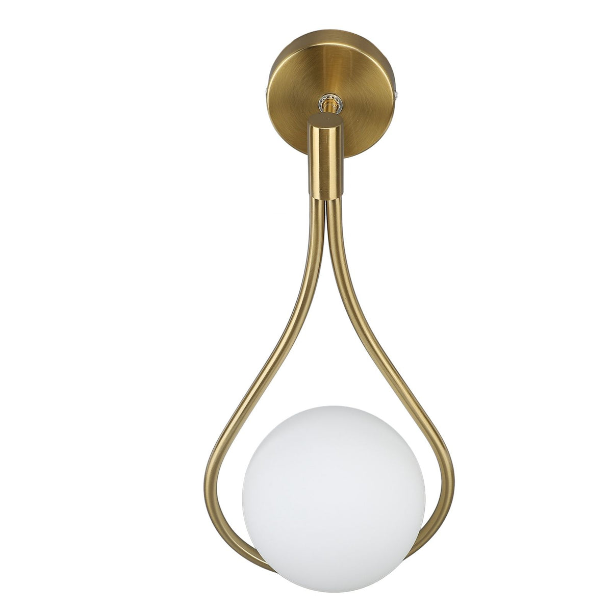 Water Drop Wall Light LED Globe Wall Sconce Golden Indoor Decor Lamp for Living Room Bedroom Aisle Stairs