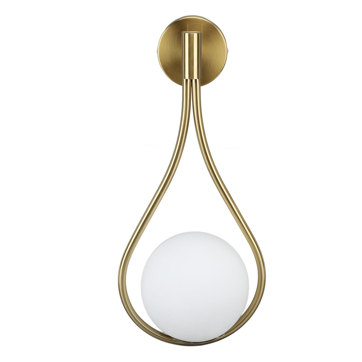 Water Drop Wall Light LED Globe Wall Sconce Golden Indoor Decor Lamp for Living Room Bedroom Aisle Stairs