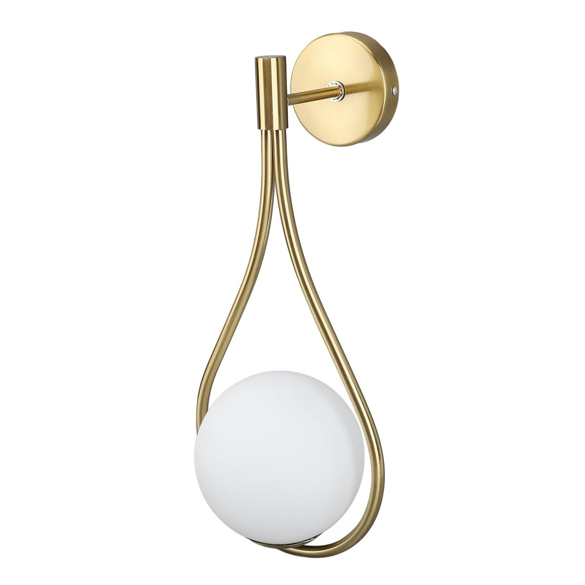Water Drop Wall Light LED Globe Wall Sconce Golden Indoor Decor Lamp for Living Room Bedroom Aisle Stairs