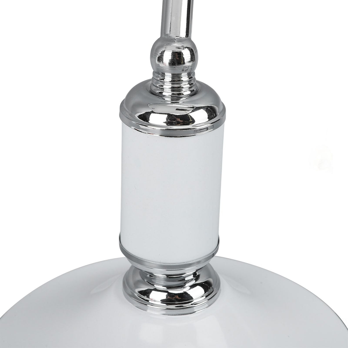 Bankers Table Lamp White Glass Vintage Style Desk Lamp with Retro Pull Chain Switch Reading Table Lamp