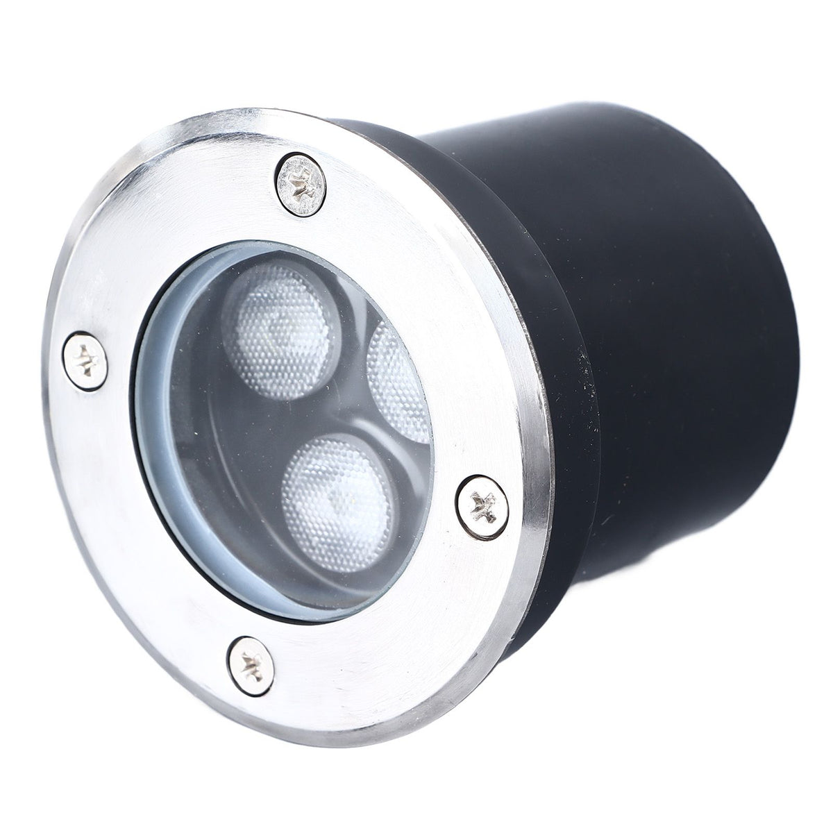 10pcs In Ground Light IP65 Waterproof Recessed LED Ground Lamp for Garden Lawn Deck 85‑265V Warm Light