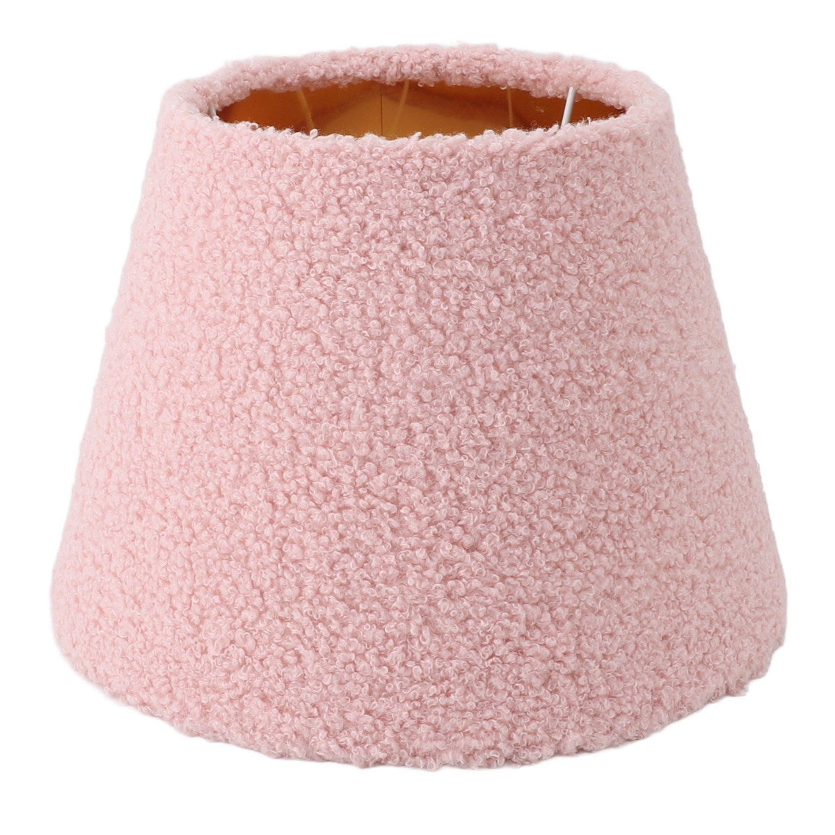Table Lamp Shade Plush Cloth Tapered Simple Exquisite Lampshade for E27 E14 Bulb for Floor Lamps Pink