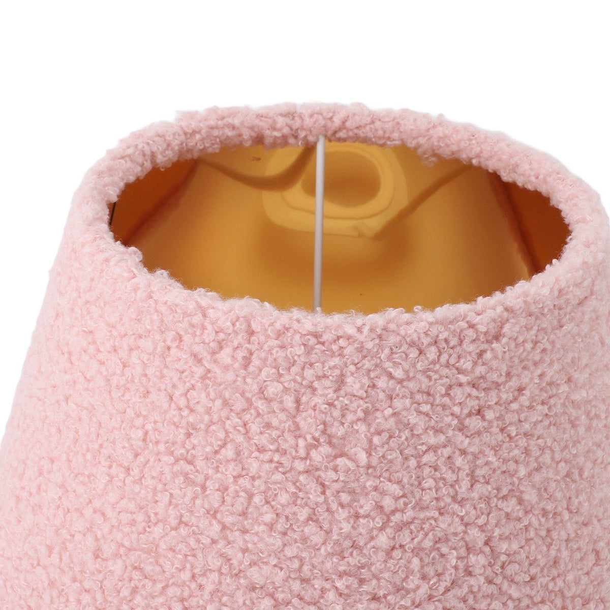 Table Lamp Shade Plush Cloth Tapered Simple Exquisite Lampshade for E27 E14 Bulb for Floor Lamps Pink