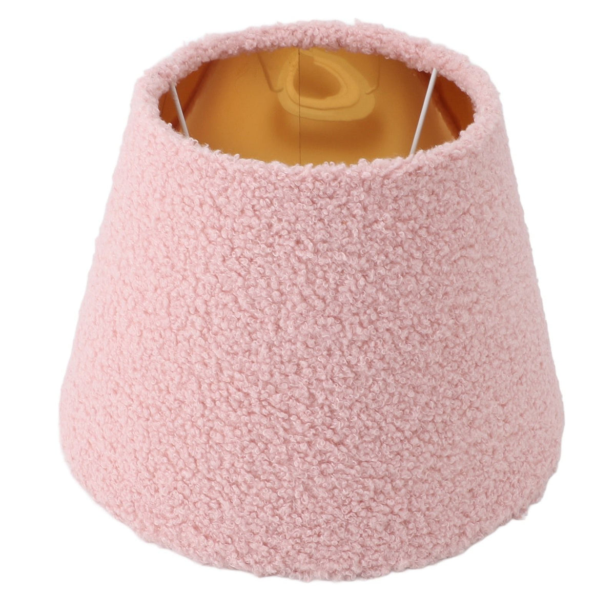 Table Lamp Shade Plush Cloth Tapered Simple Exquisite Lampshade for E27 E14 Bulb for Floor Lamps Pink