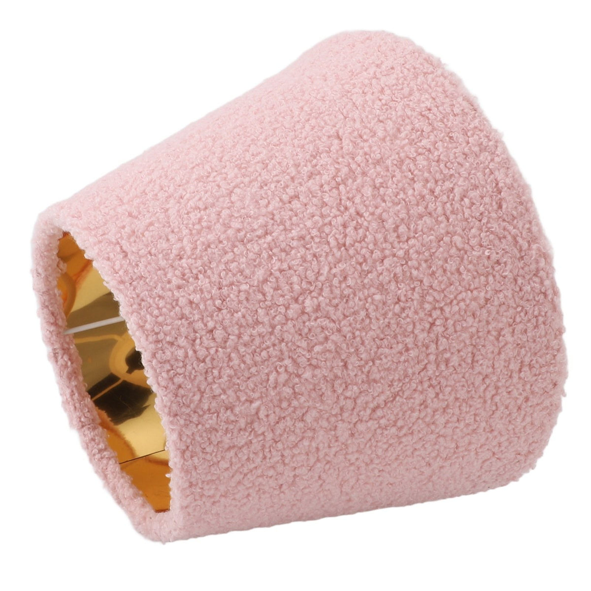 Table Lamp Shade Plush Cloth Tapered Simple Exquisite Lampshade for E27 E14 Bulb for Floor Lamps Pink