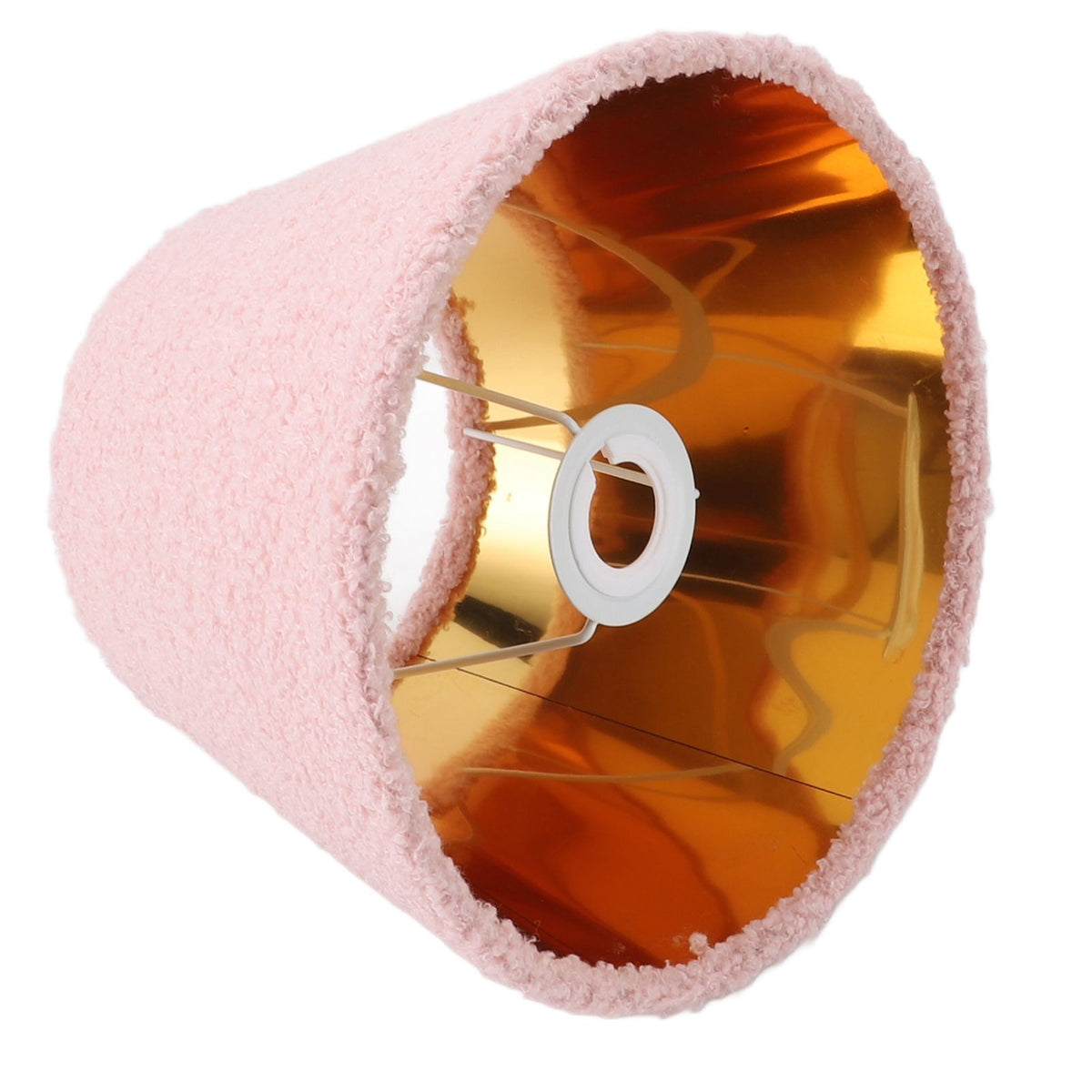 Table Lamp Shade Plush Cloth Tapered Simple Exquisite Lampshade for E27 E14 Bulb for Floor Lamps Pink