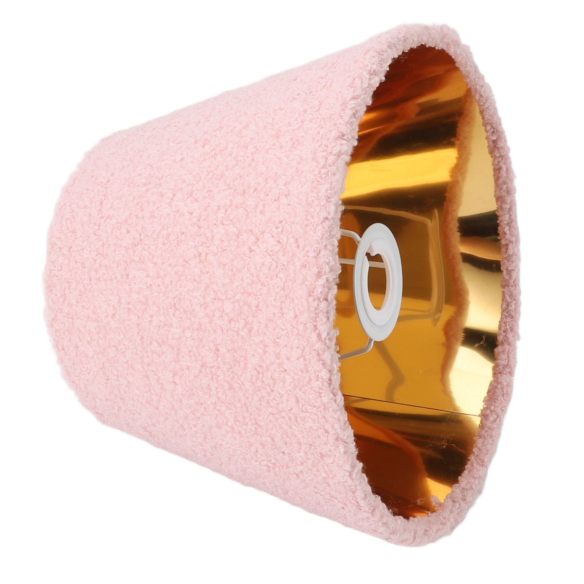 Table Lamp Shade Plush Cloth Tapered Simple Exquisite Lampshade for E27 E14 Bulb for Floor Lamps Pink