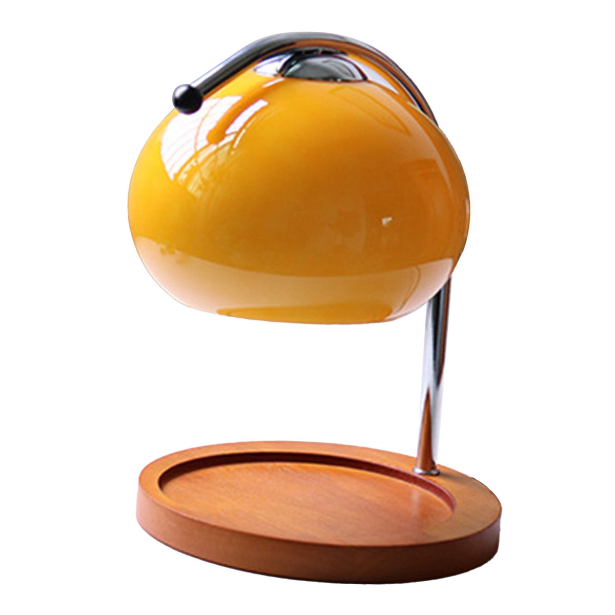 Candle Warmer Lamp Dimmable Retro Decorative Aromatherapy Candle Melter Melting Lamp for Bedroom Study Round Plate Orange