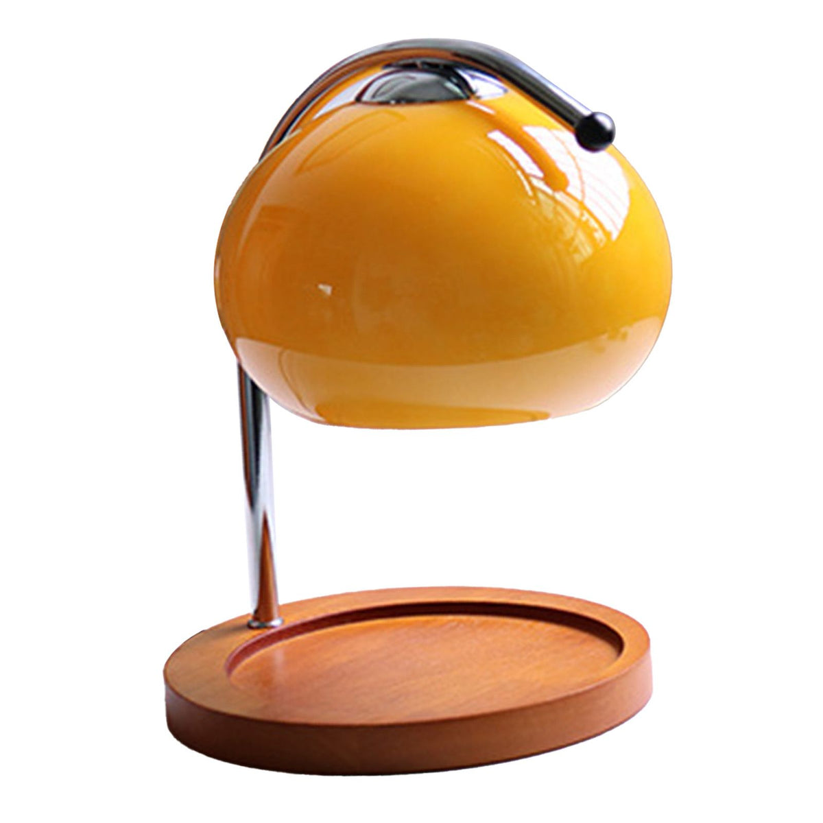 Candle Warmer Lamp Dimmable Retro Decorative Aromatherapy Candle Melter Melting Lamp for Bedroom Study Round Plate Orange