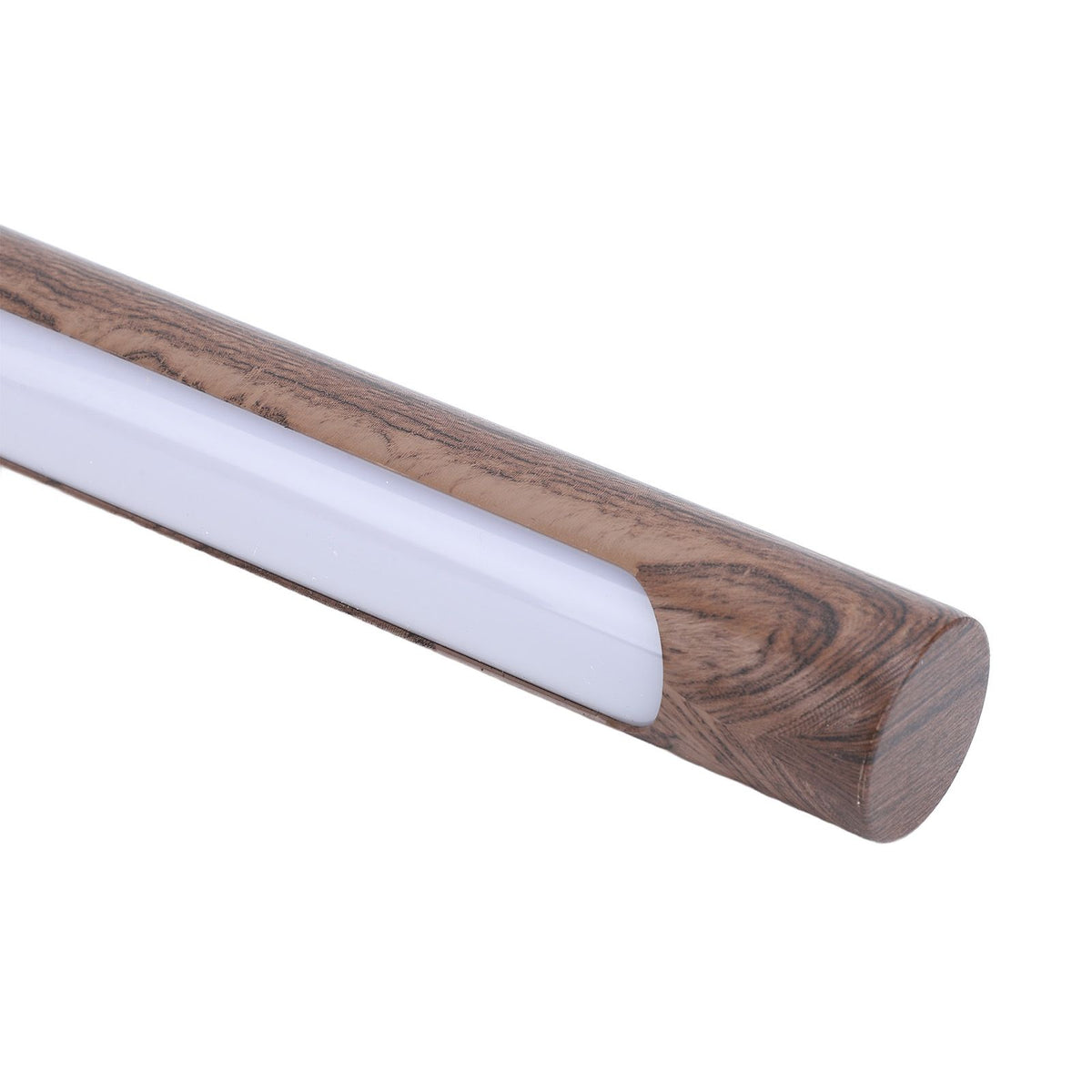 Wood Grain LED Desk Lamp with Plug Adjustable Light Head Modern Simple Foldable LED Reading Table Lamp for Bedroom Study